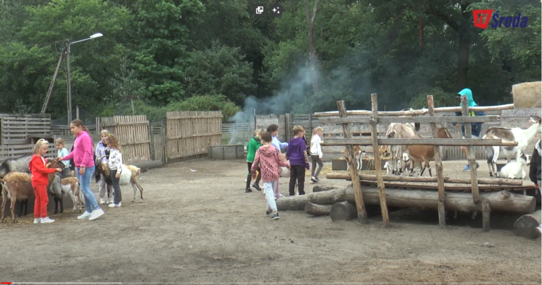 Dzieci z Dominowa bawią się na półkoloniach