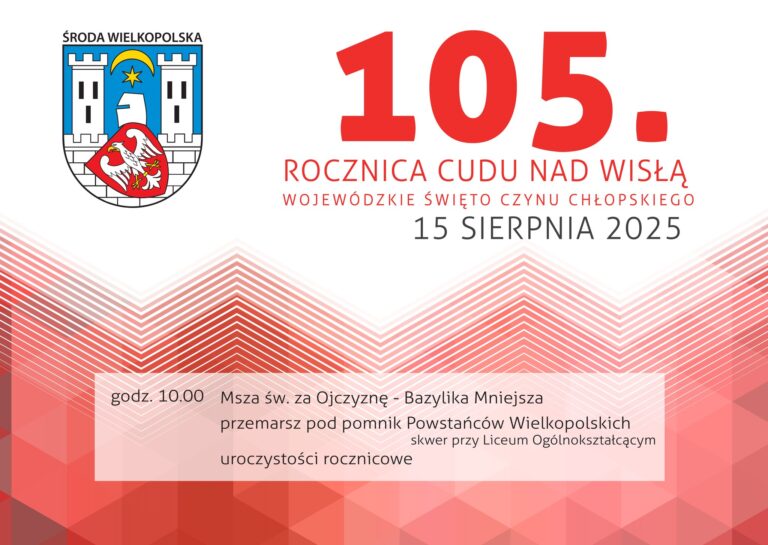 Jak będą wyglądać obchody 105. rocznicy „Cudu nad Wisłą”?