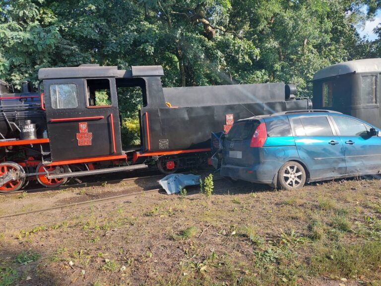 Wypadek na trasie Średzkiej Kolei Powiatowej