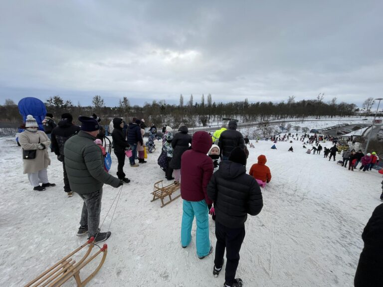 Zimowa zabawa na „Górce Wojtaszaka”