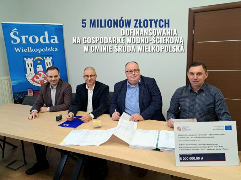 W gminie Środa powstanie kolejny odcinek sieci kanalizacji sanitarnej i wodociągowej